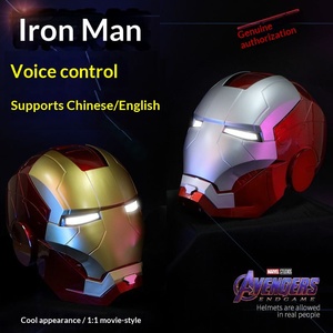 Casco Inteligente de Iron Man MK5 de Plástico con Control por Voz Jarvis, Luminoso, con Flash Incorporado, Deformable, para Usar como Máscara de Cosplay - Product Image 3