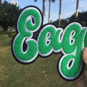 Parches de Chenilla Bordados Personalizados de Alta Calidad Aplique para <span class=keywords><strong>Ropa</strong></span> Logotipo de <span class=keywords><strong>Marca</strong></span> Termoadhesivo Logo del Equipo Philadelphia Eagles de la NFL - Product Image 2