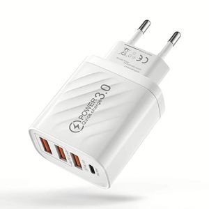 อะแดปเตอร์ชาร์จเร็วแบบ 4 พอร์ต USB Type C สำหรับโทรศัพท์มือถือ ขายส่ง - Product Image 4