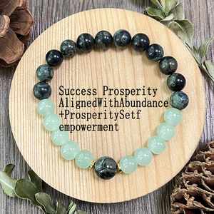 Pulsera de Piedra Natural con Cuentas de Vidrio Coloridas, Geometría Sagrada, Exportador Profesional Experimentado, Inspección de Terceros - Product Image 2