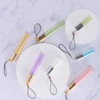 5 flacons roll-on en verre de 10 ml, blancs, roses, bleus, jaunes, verts, pour parfum et huiles essentielles, avec bille et capuchon