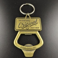 Décapsuleur en métal fonctionnel pour porte-clés, idéal pour les bouteilles de bière et de soda, parfait pour les pubs, les vignobles et les brasseries, vente en gros