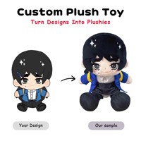 Figurine en peluche personnalisée, petite poupée en peluche ultra douce avec rembourrage en coton PP, idéale pour la relaxation, technique de lavage avancée