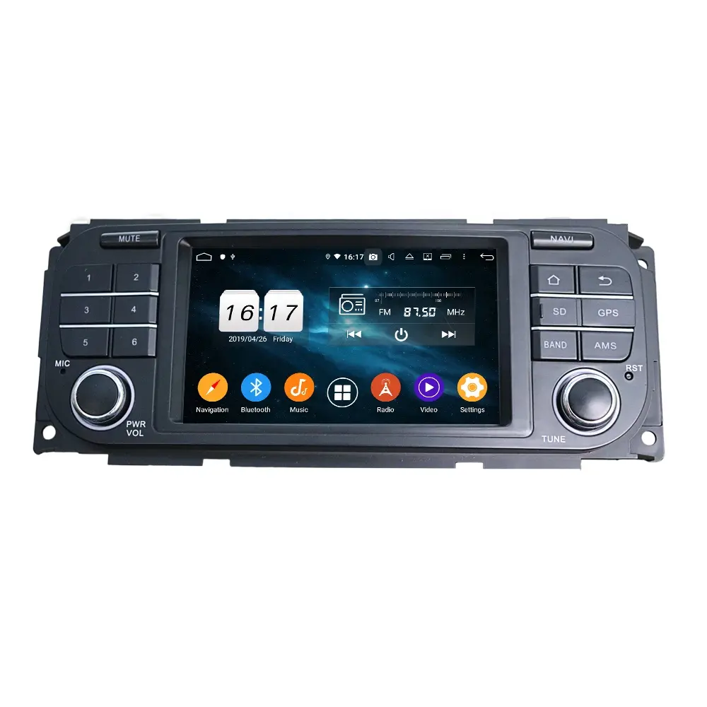 KD-5005 di Vendita Caldo Android 10 5 Pollici Car Video Raido Stereo Lettore Wifi BT per Grand Cherokee1999-2004 GPS di Navigazione