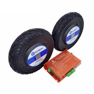 ZLTECH CE 8 Zoll 150W 5,5 Nm bürstenloser Gleichstrom 24V Elektro rollstuhl <span class=keywords><strong>motor</strong></span> angetrieben Inrad Naben servomotor mit Encoder für Roboter - Product Image 6