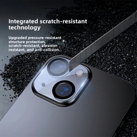 Protection d'objectif en verre trempé intégré anti-huile invisible pour iPhone 18 17 16 15 14 13 Pro Max, protecteur d'appareil photo sans perte de pixels