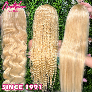 <span class=keywords><strong>Parrucca</strong></span> Frontale Completa 13x4 in Pizzo HD Biondo 613, Capelli Vergini Ricci a Onda Profonda, Densità 150 180 200 250, 100% Capelli Umani, Saldi di Liquidazione per Donne - Product Image 3