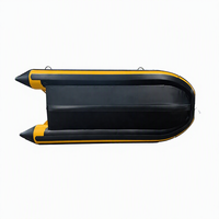 Perahu Karet Yanlyn YLS-470 1.0mm TPU/PVC, Kapal Sport Tiup untuk Memancing, Kapasitas 8 Orang, Lipat, Ringan, Tahan Lama, dan Stabil