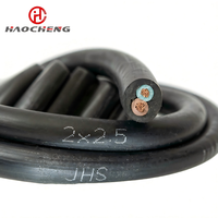 Câble souple et résistant de type JHS pour pompes submersibles basse tension pour puits profonds, conducteur en cuivre, isolation PVC/caoutchouc