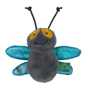 Juguete de peluche de mosca de hierba gatera de moda moderna dibujos animados lindo sonido simulado juguetes para masticar mascotas con hierba gatera recargable para gatos - Product Image 1