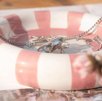 Plateau à bijoux en céramique et porcelaine, décoration d'intérieur exquise, couleur personnalisée, motif damier, boîte cadeau, passe au lave-vaisselle