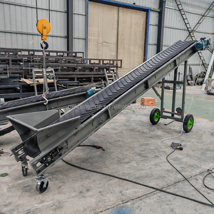 Convoyeur à bande mobile haute efficacité de marque Mingjing, certifié CE, vitesse 50 m/min, puissance 2,2 kW, neuf, pour l'extraction de pierres, gravier et sable - Product Image 4