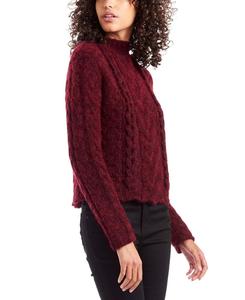 53% 17% di lana Alpaca 30% girocollo in poliammide <span class=keywords><strong>maglia</strong></span> spessa maglione di lana da donna - Product Image 5