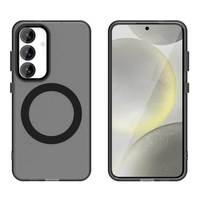 Coloré sans fil charge magnétique étuis de téléphone portable antichoc étui de protection pour Samsung S25 S24 ultra A16 A36 A06 A55