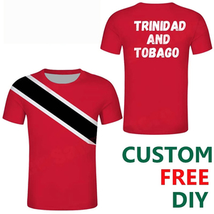 Cờ Quốc Kỳ Trinidad Và Tobago Mẫu Cờ Quốc Gia Áo Phông Cổ Điển Cho Nam Phòng Tập Thể Dục Tee Tay Áo Ngắn Thời Trang Tập Thể Dục Áo Sơ Mi Giản Dị - Product Image 1