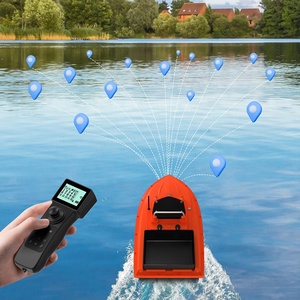 High Speed 12V Fishing Bait Boat RC <strong>Baitboat</strong> With GPS Positioning Waterproof 2.4Ghz Remote 65cm ABS Hull 3000g Towing Capacity - Product Image 4