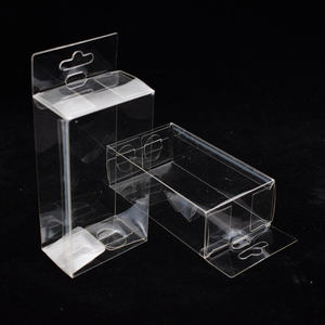 Custom Design PVC PET Plastic Clear Packaging Boxes With Hanging Hole Plastic Storage Boxes Transparent <b>Present</b> <b>Box</b> - Product Image 5