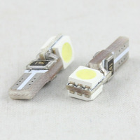 CANBUS T5 w3w w5w Led Ampoules 5050 2SMD Led Ampoules de voiture 37 73 74 Wedge Tableau de bord Compteur de vitesse Lampe Dash Led Ampoules T5 Blanc rouge
