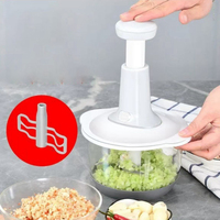 Hachoirs manuels multifonctionnels Pro presse à main coupe-légumes coupe-légumes avec lame en acier inoxydable 1.5L
