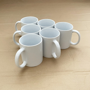 Tùy chỉnh thiết kế 11oz trống thăng hoa tráng Cốc gốm trắng đồng bằng cốc cà phê cho thăng hoa in ấn - Product Image 3