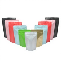 Sacs Doypack en plastique personnalisés pour entreprises avec fermeture éclair, sachets refermables pour fruits secs, emballage anti-odeur, pochettes verticales