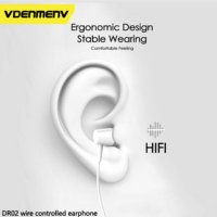 Casque audio stéréo filaire avec micro pour téléphone portable, en aluminium HiFi, avec lecteur de musique filaire, prise jack 3,5 mm, écouteurs intra-auriculaires