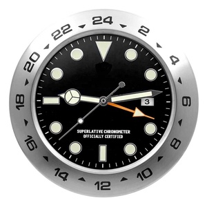 <span class=keywords><strong>Orologio</strong></span> <span class=keywords><strong>da</strong></span> <span class=keywords><strong>Parete</strong></span> <span class=keywords><strong>di</strong></span> <span class=keywords><strong>Marca</strong></span> in Metallo <span class=keywords><strong>di</strong></span> Lusso con Data e Luminosità per Decorazione Casa - Product Image 4
