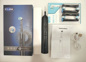 IPX7 Waterproof Round <b>Head</b> Rotating Electric <b>Toothbrush</b> for Flushing,electric Rechargeable Adult Electric <b>Toothbrush</b> - Product Image 6