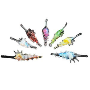 Imported Material Pure Handmade Glass Conch Pendant Glass Imitation Conch Ornament Diy Vintage Craft Gift As <b>Present</b> - Product Image 5