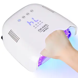 Portable professionnel 80W lumière de durcissement rapide sans fil sèche-ongles blanc UV lampe à ongles Gel lampe Machine à ongles pour Salon manucure