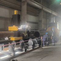 Machine de découpe plasma CNC en acier à canal d'angle de tuyau rectangulaire carré rond à 5 axes