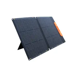 Ngoài trời di động tùy chỉnh gấp panel năng lượng mặt trời Máy phát điện trạm 120 Wát có thể gập lại panel năng lượng mặt trời