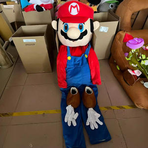 For <strong>Super</strong> <strong>Mario</strong> Adult Mascot Costume Soft Plush Halloween Movie &amp; TV Cartoon Character Cosplay with Suits - Product Image 4