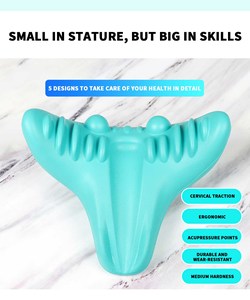 Almohada de masaje para cuello, Material PU de gran tamaño, portátil, de acupresión para columna vertebral y Cervical - Product Image 6
