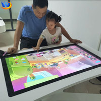 Juegos Interactivos para Niños con Pantalla Digital Android 14.0, Juguete de Pared con Pantalla Táctil Interactiva, Mesa Táctil para Niños, para Parques Infantiles