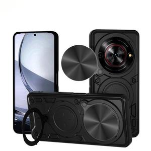 Étui pour ZTE Nubia Focus Pro 5G avec protection <span class=keywords><strong>de</strong></span> l'objectif coulissant, protection contre les chocs, support <span class=keywords><strong>de</strong></span> téléphone, étui pour Nubia Neo 3 Neo2 Music <span class=keywords><strong>4G</strong></span>, coque arrière en armure - Product Image 2