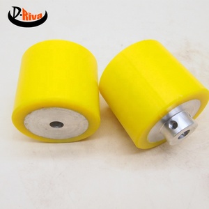 Rodillos de Plástico Recubiertos de Poliuretano Amarillo de Alta Calidad, Rodillos OEM - Product Image 3