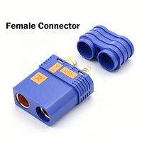 Connecteur QS8-S RC bleu anti-étincelle mâle 5.1 15 Ohm vers connecteur femelle XT90, câble anti-étincelle pour drone FPV