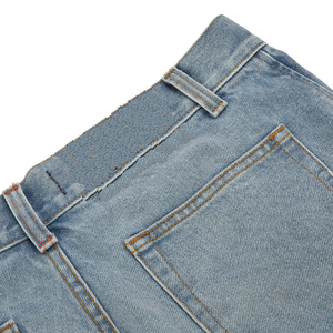 Shorts Cargo Vintage Teñidos a Mano con <span class=keywords><strong>Spray</strong></span>, Al Por Mayor, Lavado Azul Claro, Estilo Holgado, Jorts, Novedad 2026, 100% Algodón, Shorts Utilitarios - Product Image 6