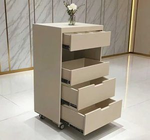 Chariot de rangement pour salon de beauté, pour instruments de broderie et de mise en forme des cils, chariot à outils à pousser à la main - Product Image 6