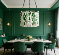 Décoration suspendue rustique, très demandée, pour occasions spéciales, intégration florale, décoration de plafond pour scène de mariage