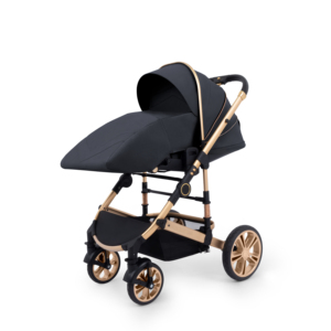 Passeggino Pieghevole Yuxin Baby U8 ad Alta Estetica con Seduta in Lino e Telaio in Acciaio Inox, Convertibile in Lettino, Vendita Diretta dalla Fabbrica - Product Image 4