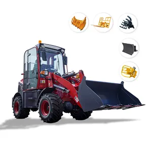 Shandong Luyu ZL-908 Farm Nutzlast 800kg Gelenk-Joystick EPA Standard Schaufel Eimer Mini Wheel Loader