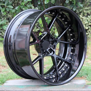 Jantes de voiture forgées noires sportives en alliage concave 19 20 pouces, colorées 5x105 20x10, pour <span class=keywords><strong>BMW</strong></span> X5 F10 E46 E60 - Vente en gros - Product Image 1