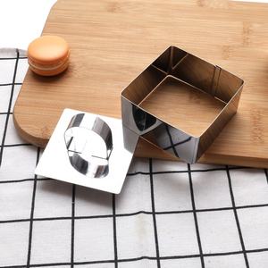 Nuevo Molde <span class=keywords><strong>para</strong></span> Tartas de Acero Inoxidable 2026, Molde <span class=keywords><strong>para</strong></span> Sushi, Postres, Mousse, con Empujador y Elevador, Molde <span class=keywords><strong>para</strong></span> Tartare de Atún - Product Image 5