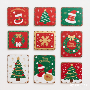 Individuell Bedrucktes Weihnachts-Blechschild im Europäischen Stil, Metall-Handwerkskunst, Rechteckige UV-Bedruckte Weihnachtsplakette - Product Image 6