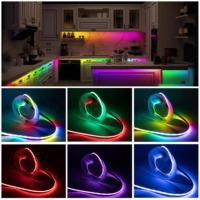 Tira de Luces LED RGBIC COB Flexible de Alto Lumen KCX, DC12V, 576 LED/M, Chip WS2811, Tira de Luces LED Inteligente de Color de Ensueño para Decoración