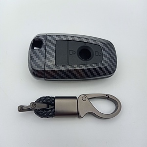 ABS Sợi Carbon Fob Cover Đối Với Ford EcoSport 2018-Da Chủ Protector <span class=keywords><strong>2</strong></span> Nút Xe Từ Xa Key Fob <span class=keywords><strong>Shell</strong></span> Bìa Trường Hợp - Product Image 4