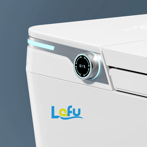 Salle de bain <span class=keywords><strong>Wc</strong></span> intelligent au sol <span class=keywords><strong>Wc</strong></span> Sanitaire Water Closet Auto Open Flush Siphonic Automatic Toilet Bowl - Product Image 5