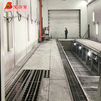 Ligne de production de revêtements BZB pour conteneurs maritimes, cabine de peinture industrielle, four de cuisson thermique, système complet de peinture et de durcissement